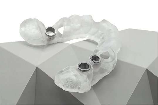 3D printed surgical guide for full arch